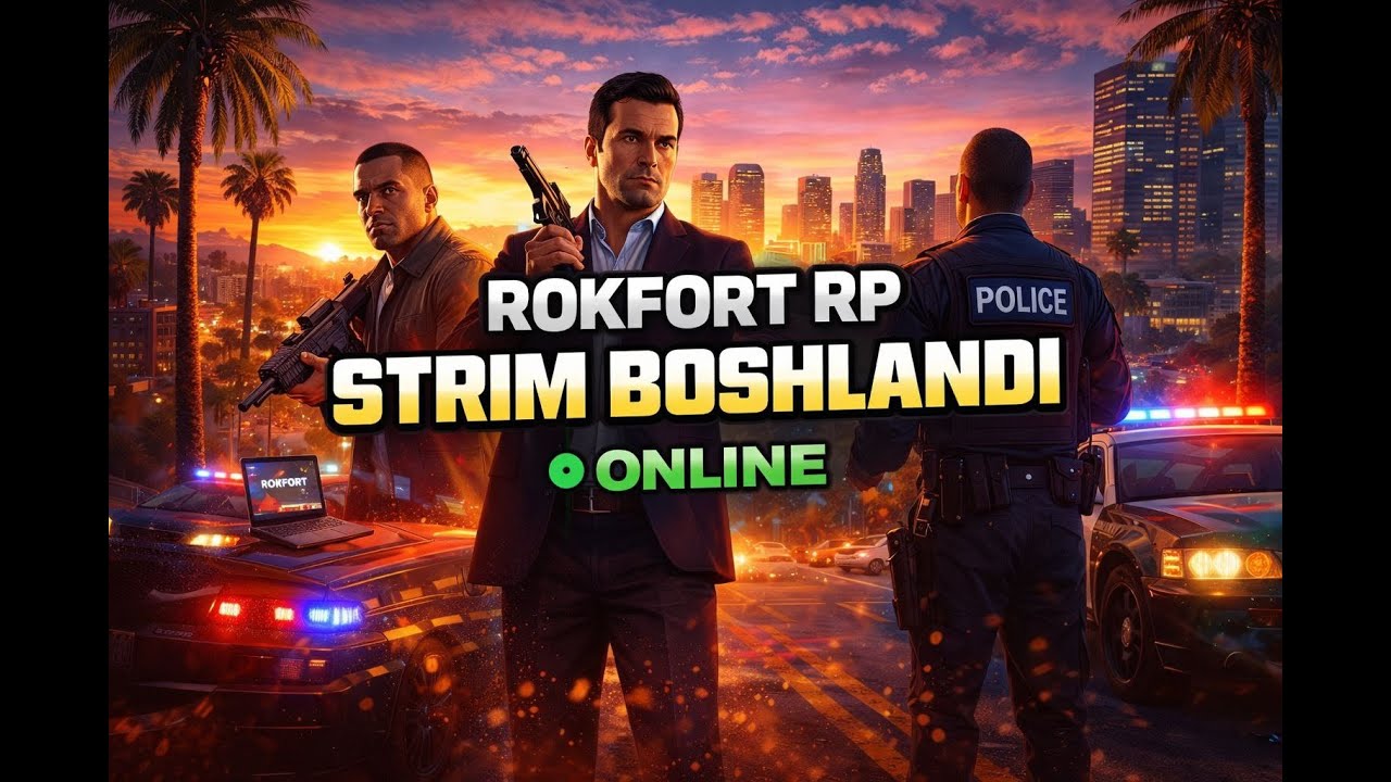 STRIM BOSHLANDI 🔥 GTA 5 LIVE | Realistik Gameplay | Qiziqarli RP & Action