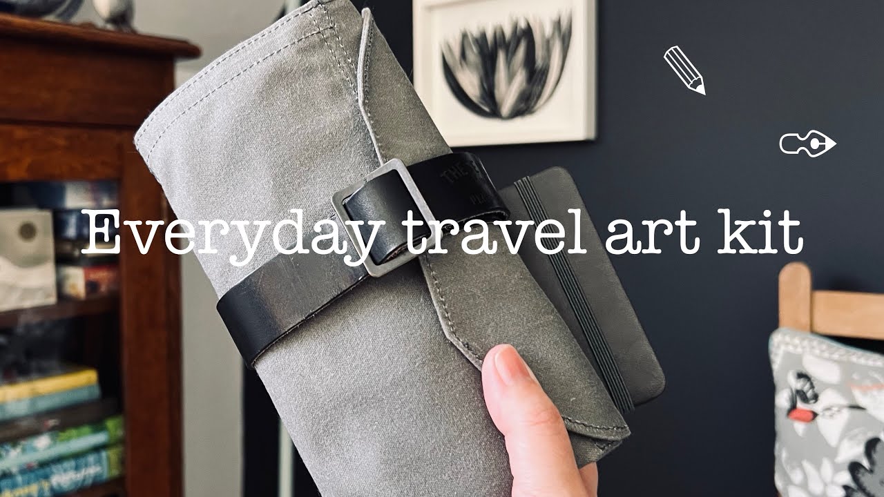 See Inside My New Everyday Travel Art Kit ✎ ✑ Sendak Mini Artist Roll