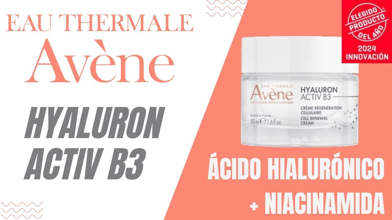 NUEVA Avène Hyaluron Activ B3: elegido PRODUCTO DEL AÑO #2024 #avene {tinycosmetics}