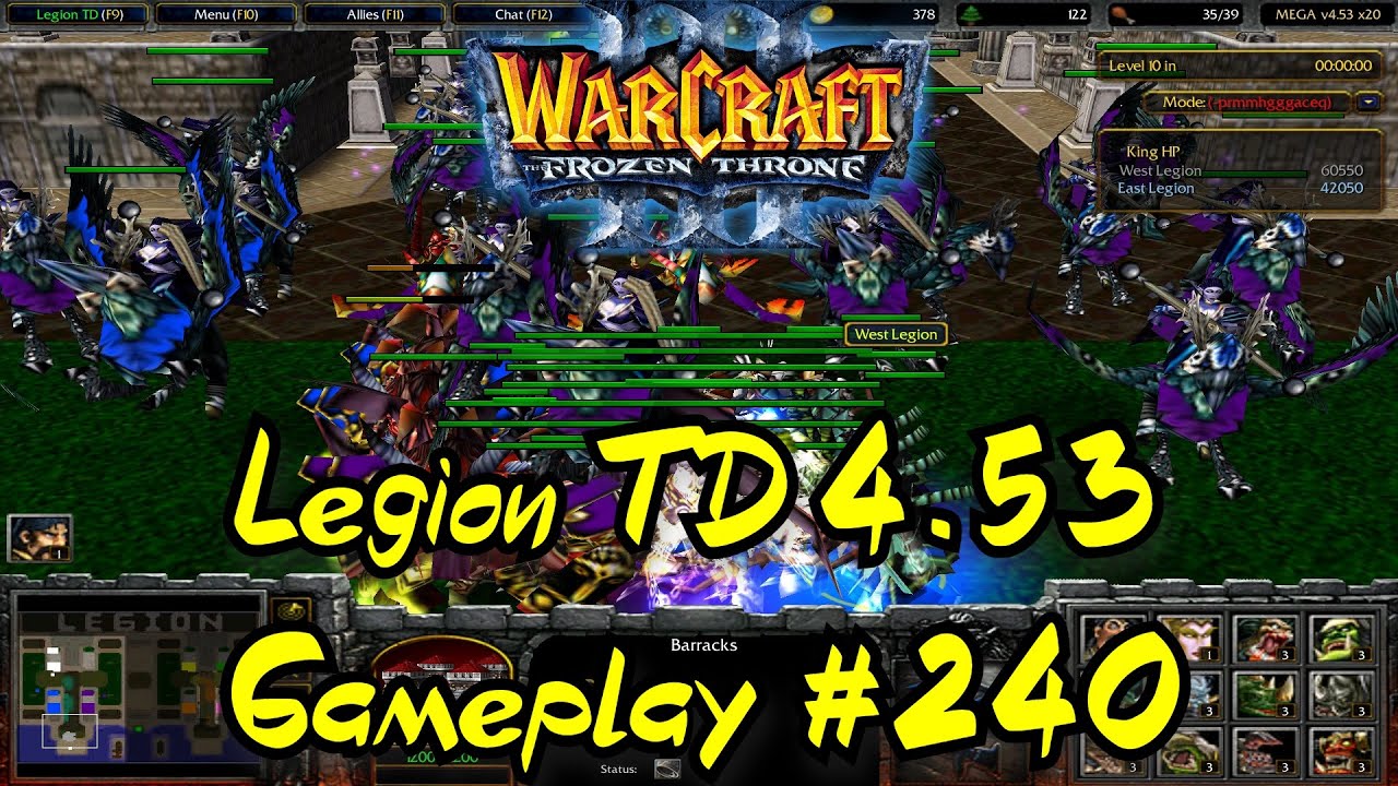 Warcraft 3 - MobaZ Legion TD 4.53 Gameplay #240