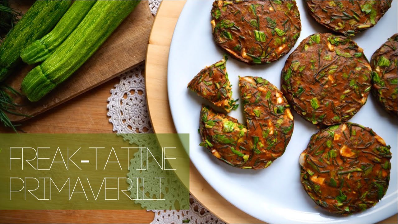Freak-tatine Primaverili - frittatine vegane crudiste - come preparare una frittata vegana crudista