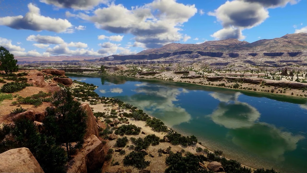 Relaxing/Screensaver / Heisser Nachmittag in New Austin RDR2