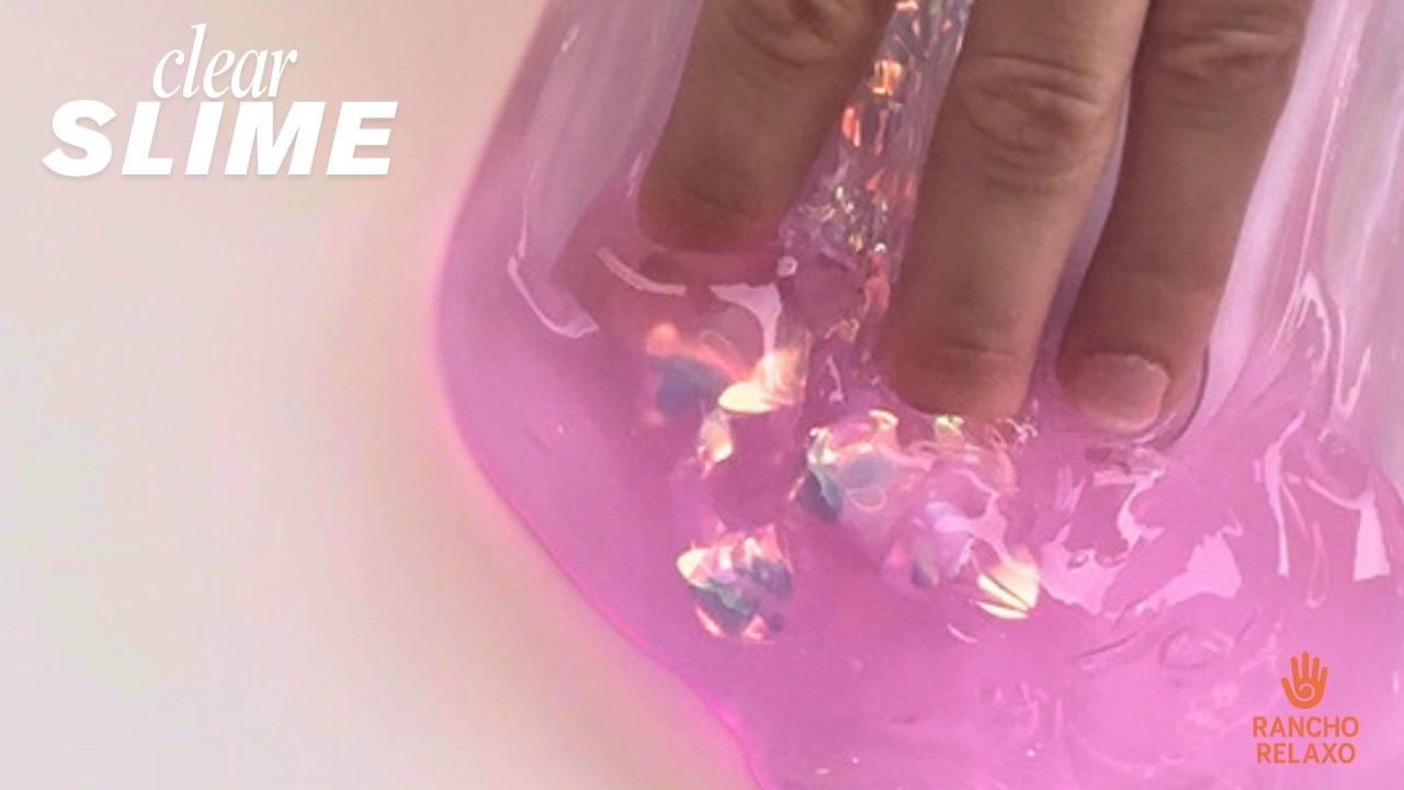 Crystal Clear Slime Mix-In ASMR 💎 Slow Presses & Gentle Hand Sounds (No Talking)