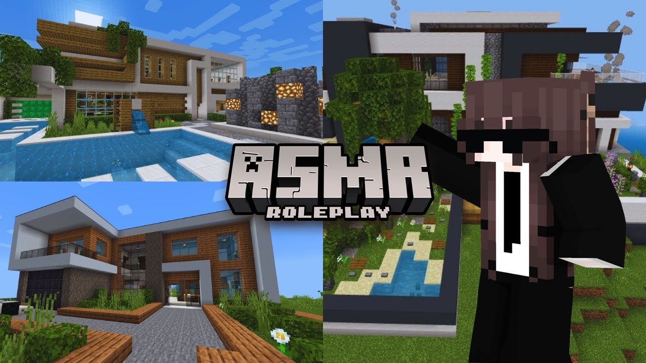 ASMR Minecraft | TE VENDO UNA MANSIÓN