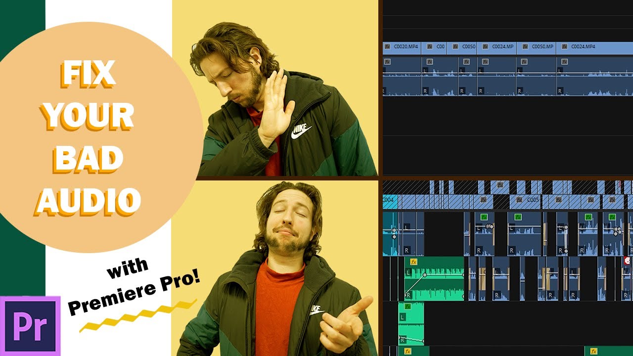 How to FIX BAD AUDIO with PREMIERE PRO