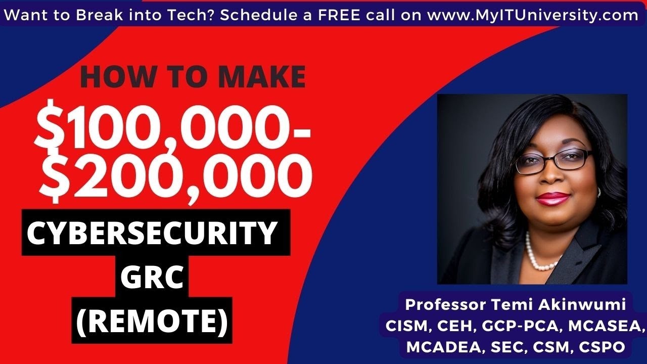 How To Make $100,000-$200,000 in Cybersecurity GRC Career (Remote)