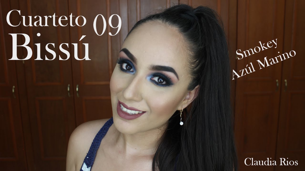 Smokey Azul Marino | Cuarteto 09 Bissú | Maquillaje Low cost