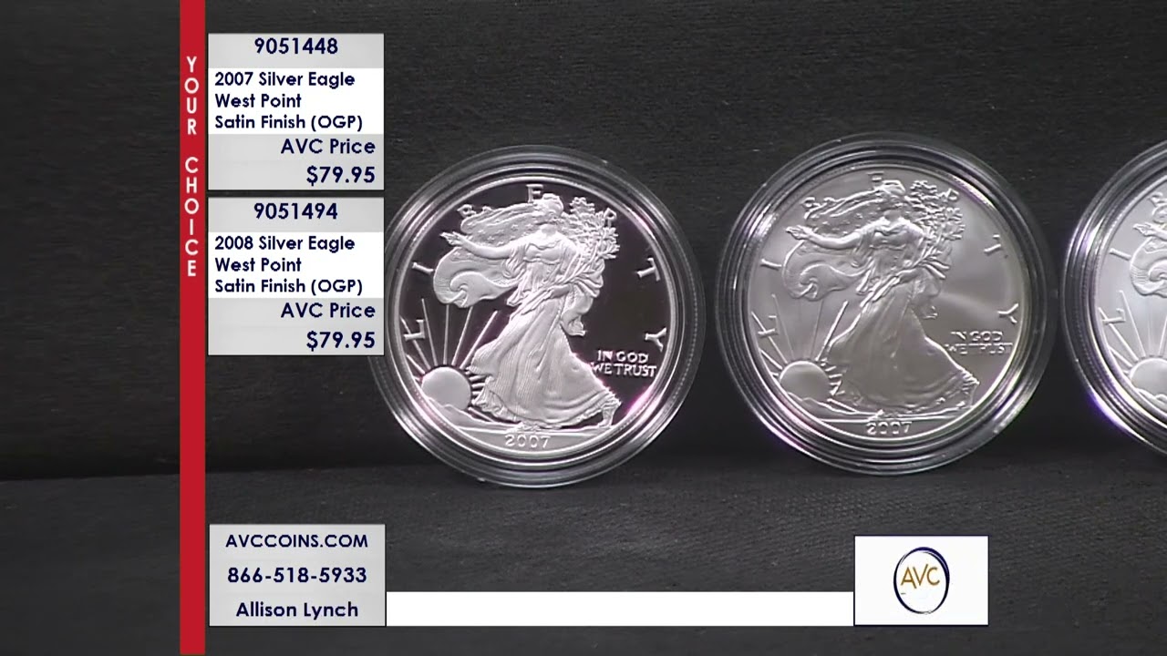 2007 / 2008 Silver Eagle - West Point - Satin Finish (OGP)