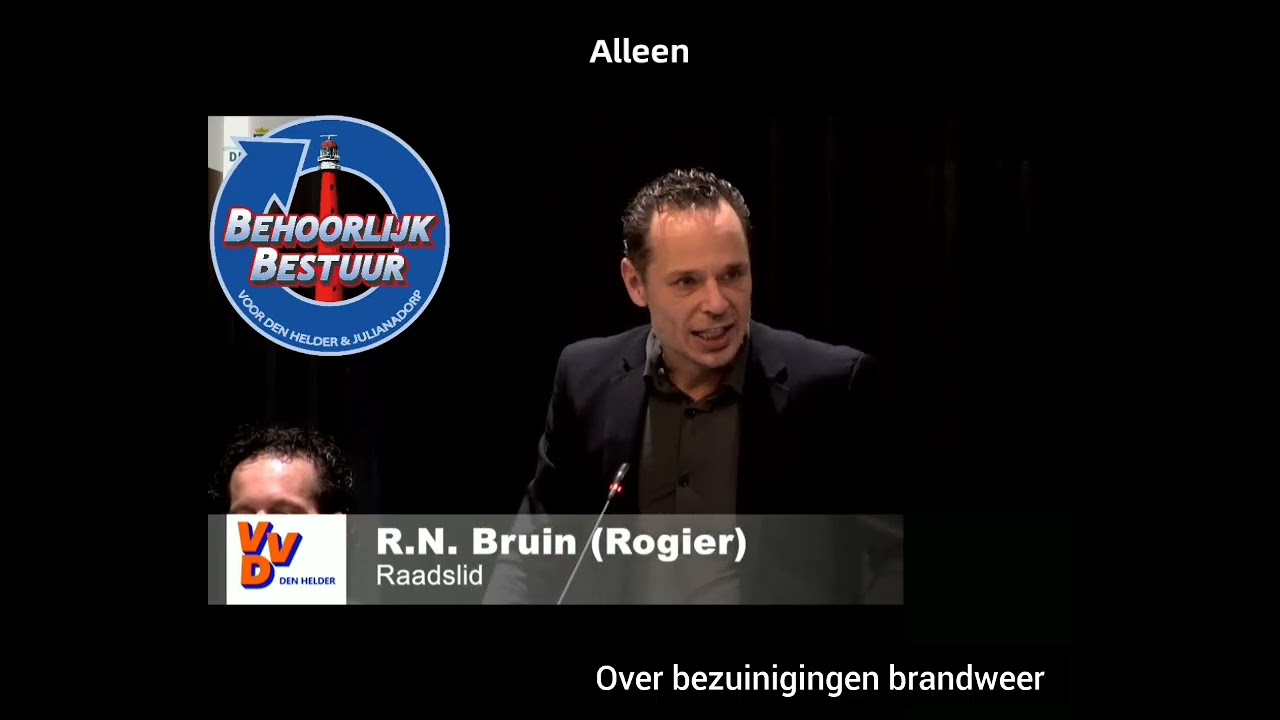 Woordvoering bezuiniging Brandweer