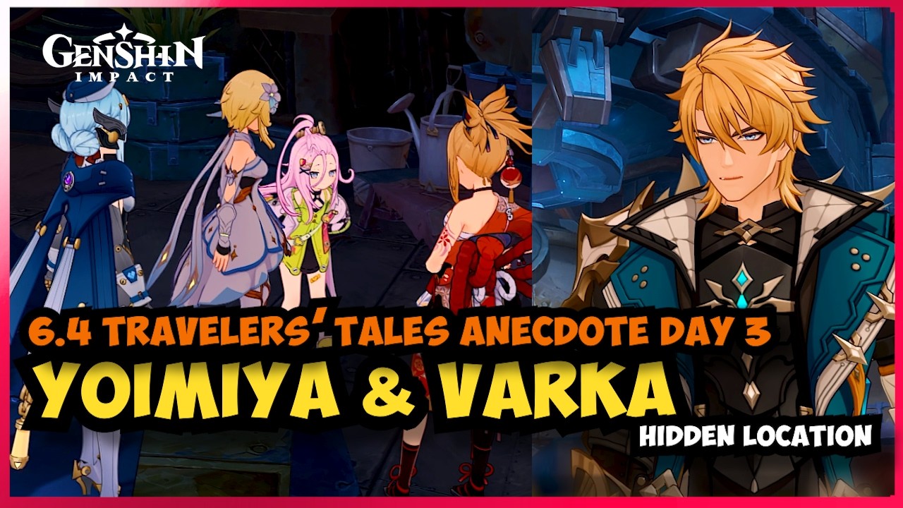 Yoimiya and Varka (hidden location) [Travelers' tales day 3] 6.4 Genshin Impact