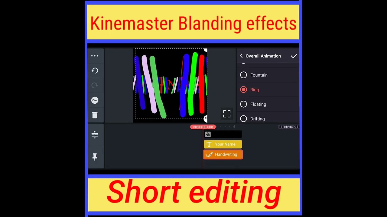 Blanding effect in kinemaster । how to add blinking effect 🤔 । 👆 #kcedittingworld #short #kinemaster