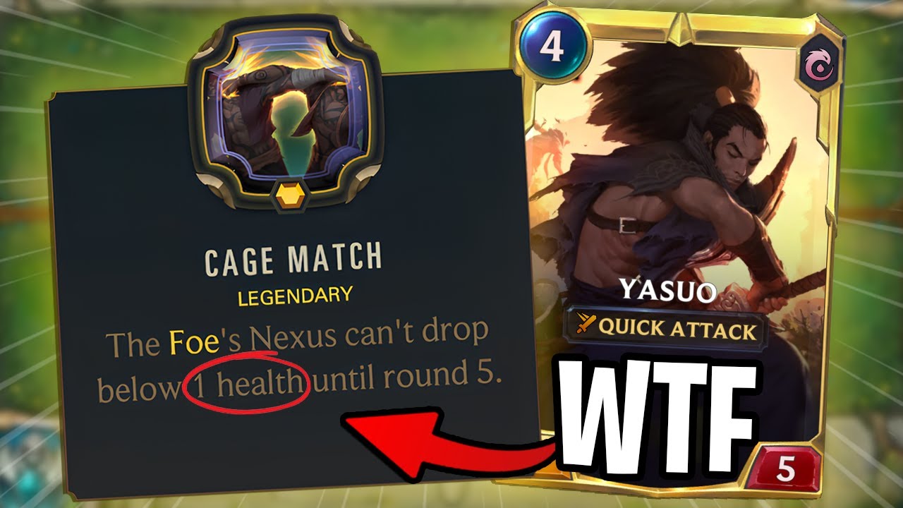 CAN'T DIE FOR 5 ROUNDS??? No Problem With YASUO STUNS - Legends of Runeterra