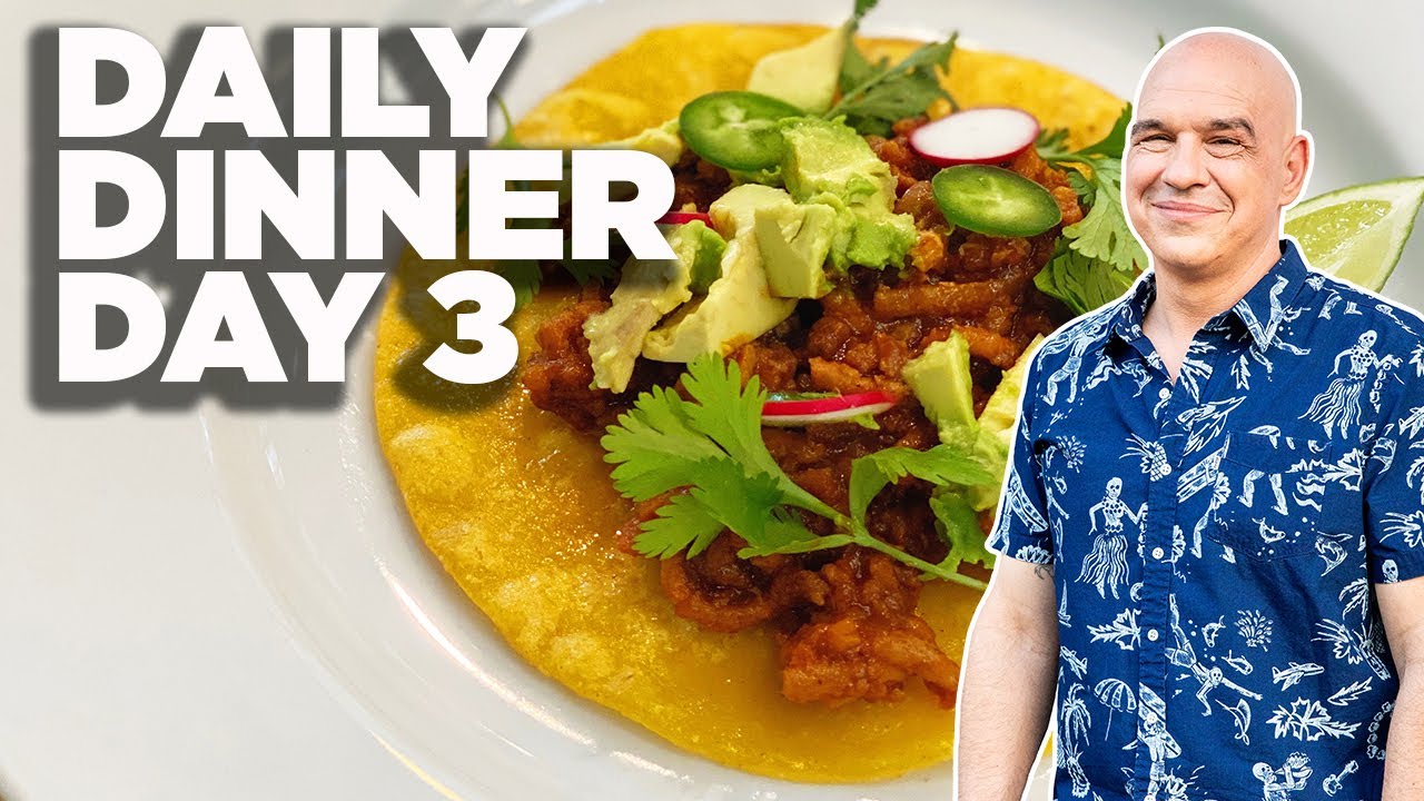 Sloppy Joe Tacos: Daily Dinner Day 3 | Daily Dinner with Michael Symon | Food Network