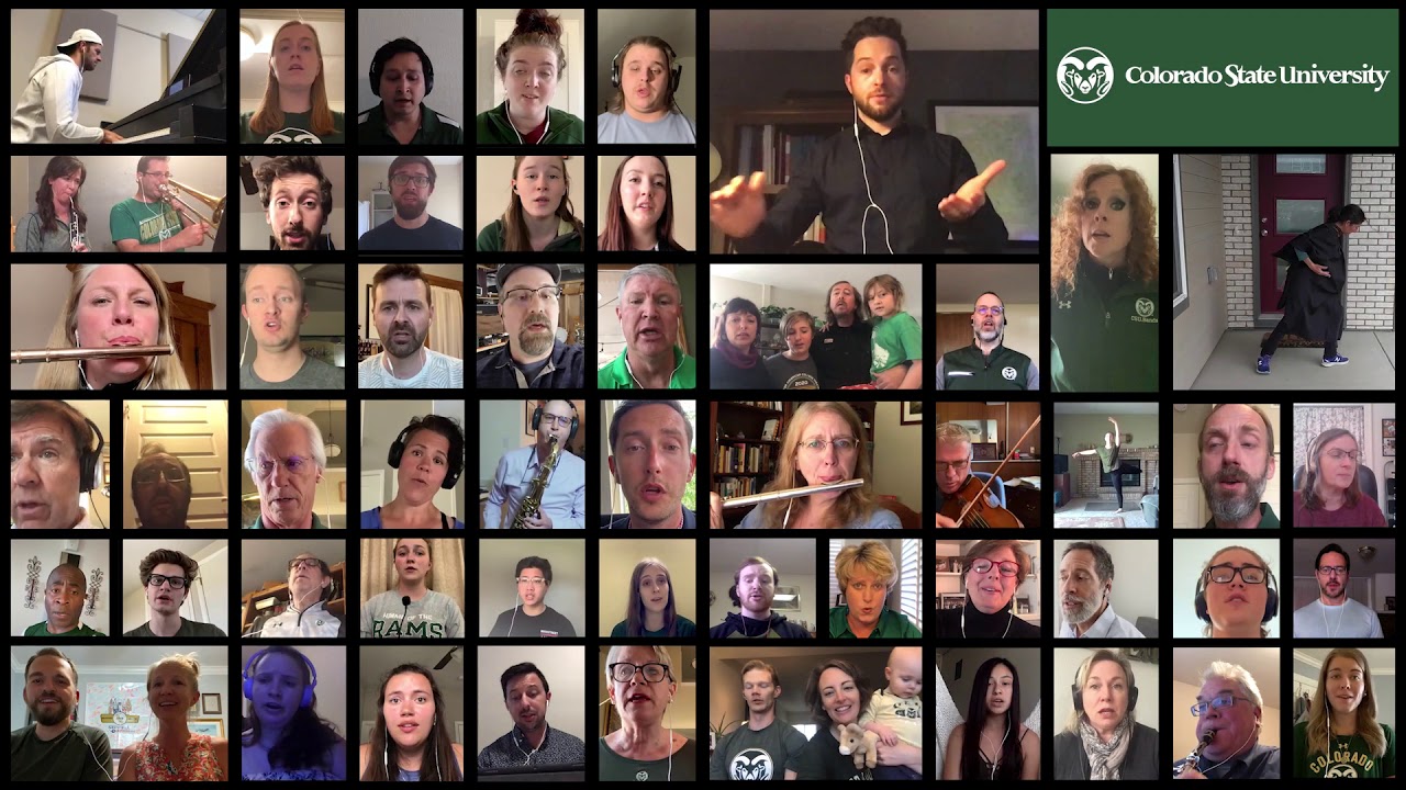 Virtual Performance of Colorado State University’s Alma Mater