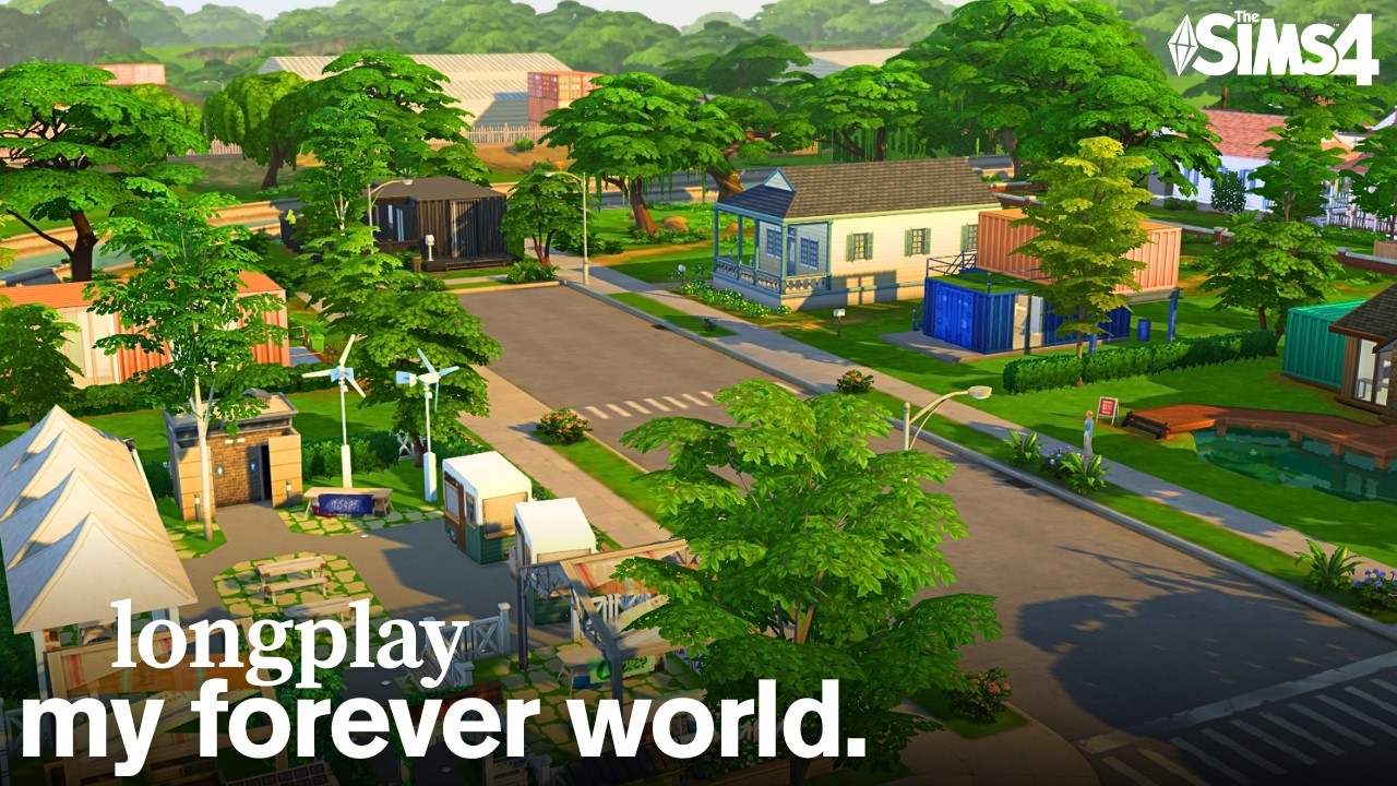 🍃Making Money in My Sims 4 Forever World | Relaxing Sims 4 Longplay With Commentary🍃