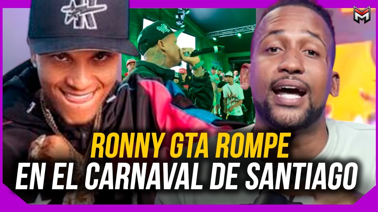 RONNY GTA ROMPE EN EL CARNAVAL DE SANTIAGO !
