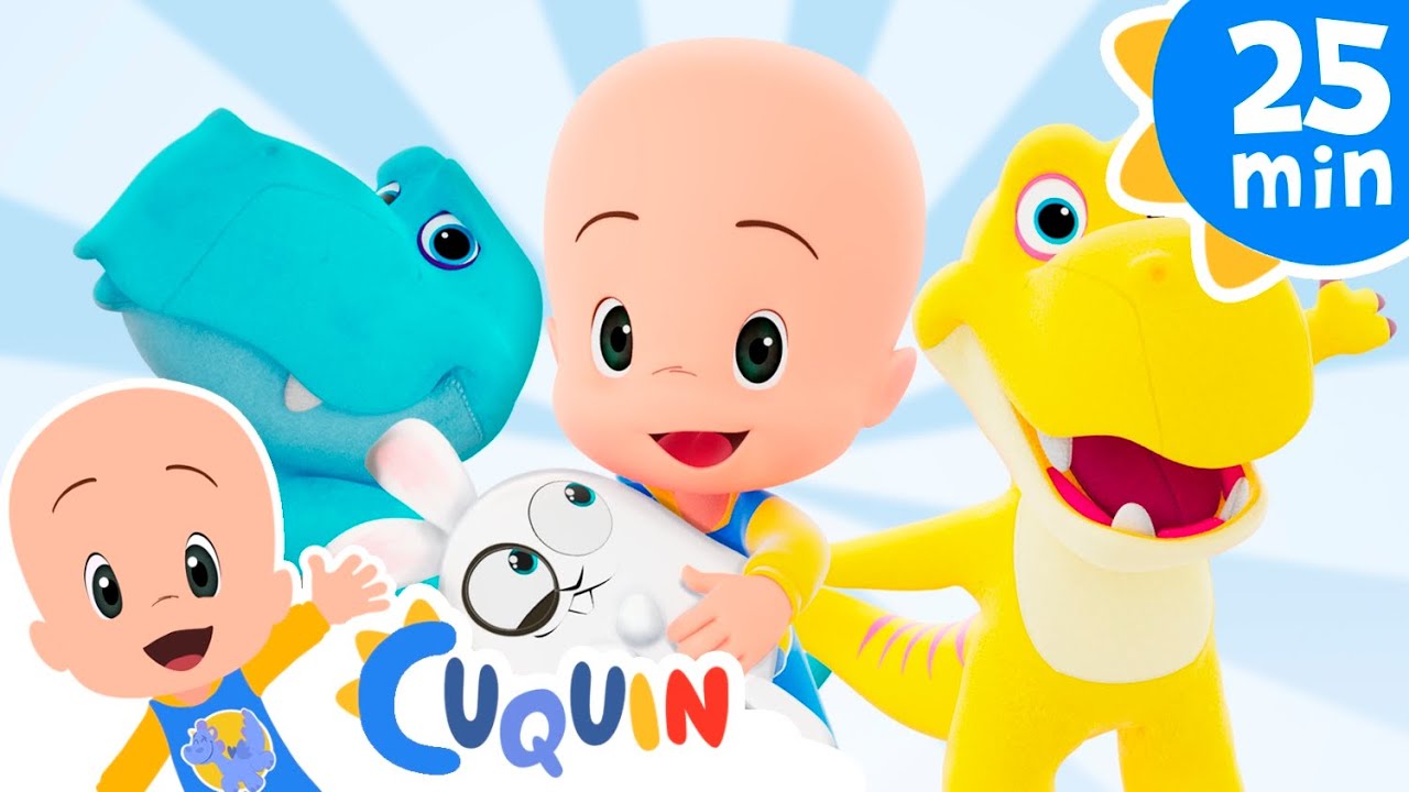 El Dinosaurio de colores de Cuquín | Cleo y Cuquín: canciones y vídeos educativos