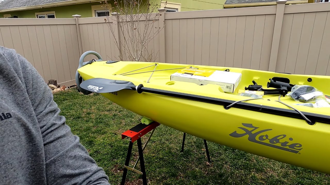 New 2021 Hobie Compass kayak walkthrough/preview