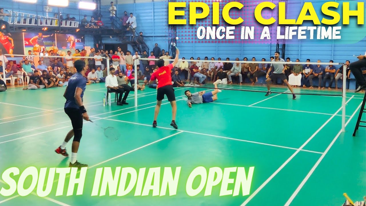 Shijas & Ambili Vs Manjush & Jacob Thomas | EPIC CLASH South Indian Open Badminton