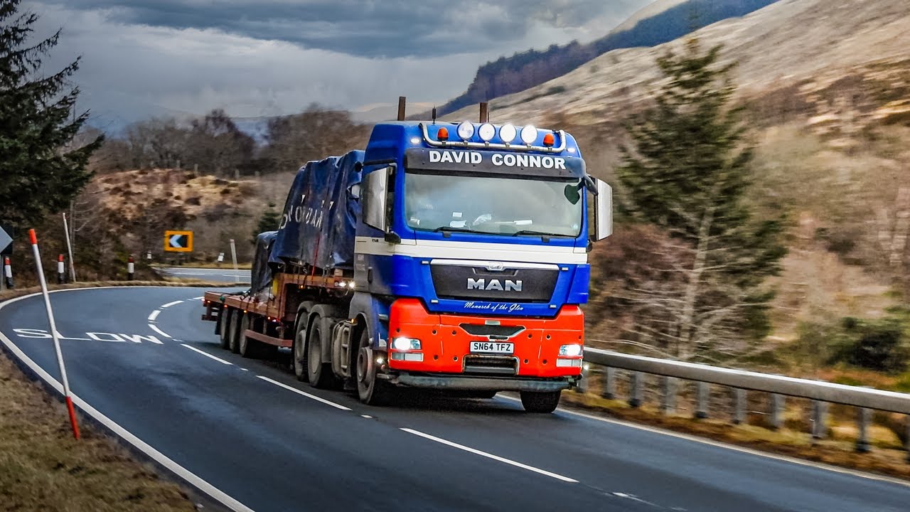 UK Truck Spotting #10  -  A85, Scotland
