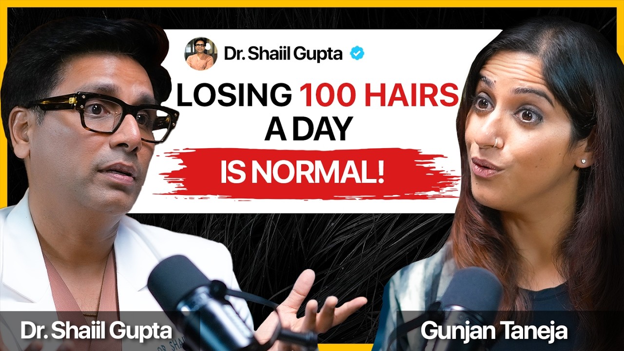 Your Hairfall Is Normal - Causes, Prevention, Cure & Hair transplant | Dr. Shaiil with Gunjanshouts