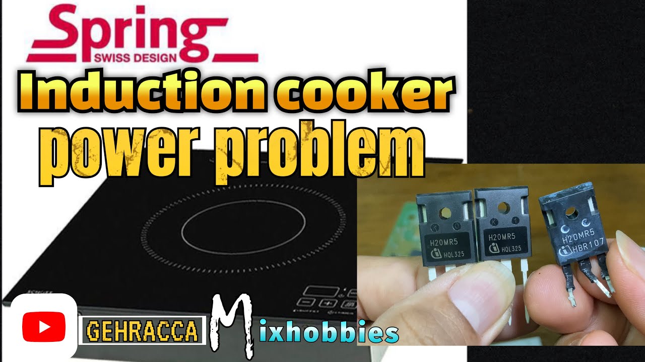 Induction cooker power problem #induction #doityourself #electronic