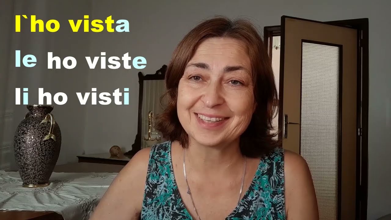 Passato prossimo+ pronome diretto