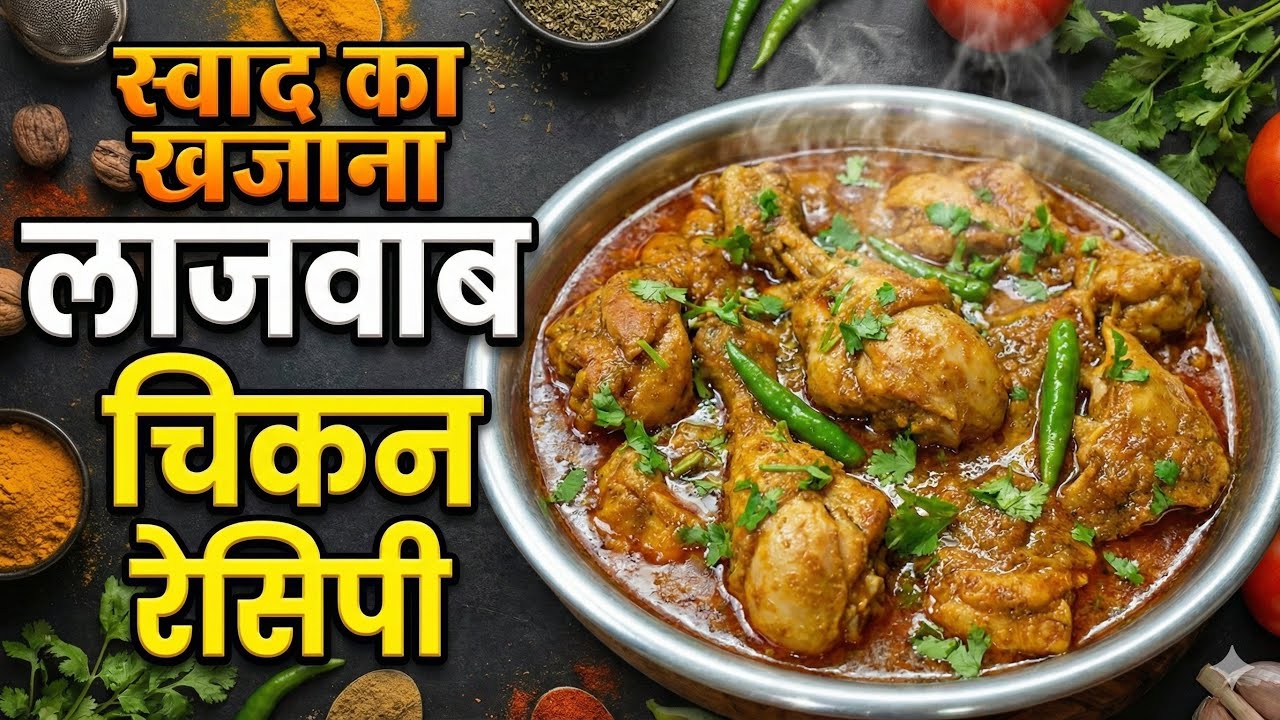 चिकन आपने हजारों बार खाए होंगे,एकबार मेरी मम्मी का तरीका अपनाकर देखिए सारे पुराने तरीके भूल जाएंगे