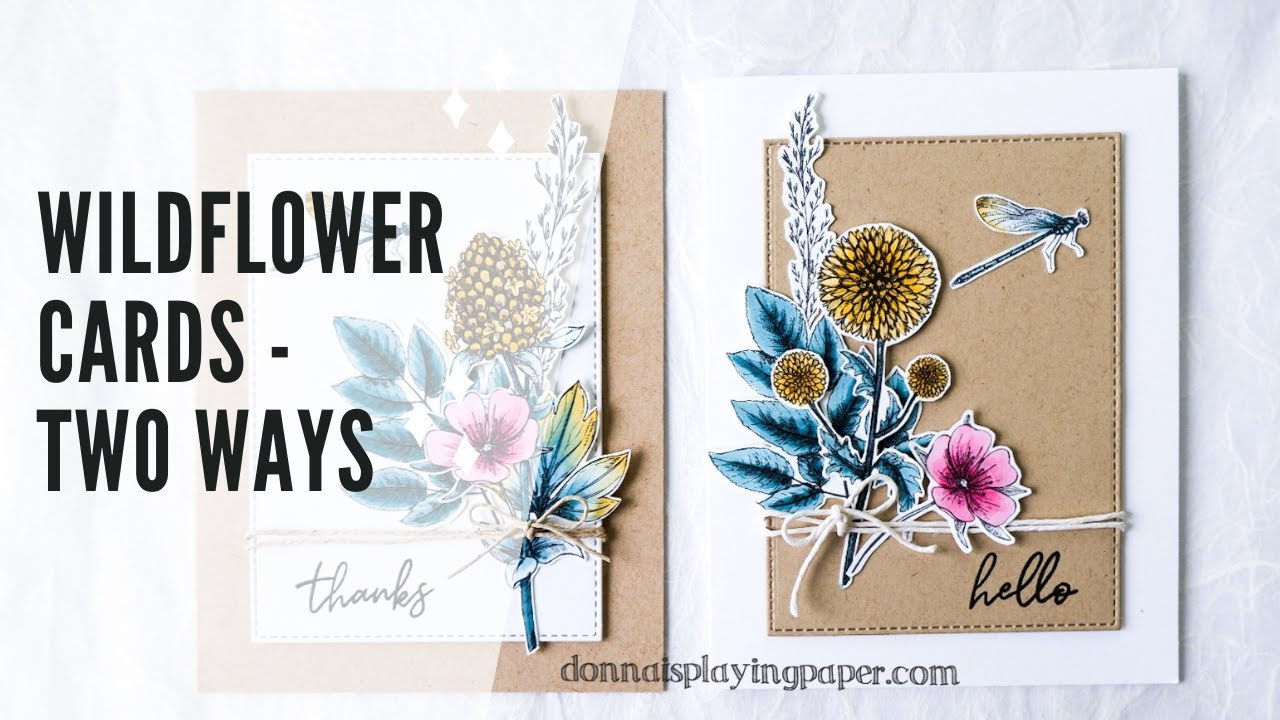 Wildflower Cards - Two Ways