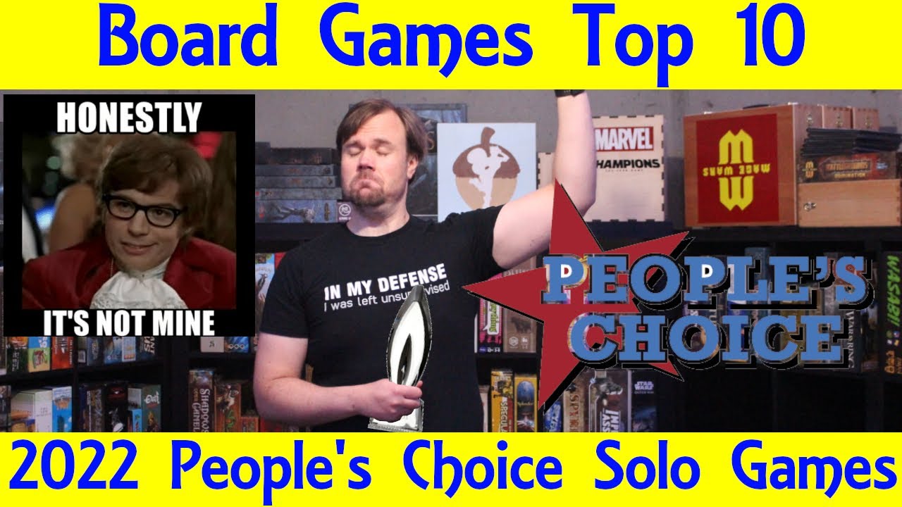 Top 10 People's Choice Solo Board Games 2022