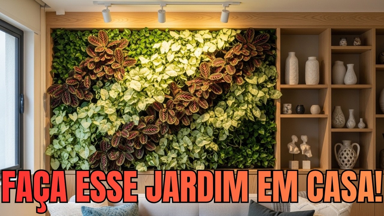 TRANSFORME PAREDES e TELHADOS em JARDIM - OS JARDINS VERTICAIS que não APODRECEM nem INFILTRAM