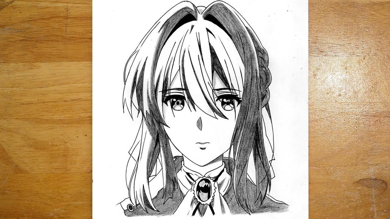 Anime Drawing | How to Draw Violet Evergarden