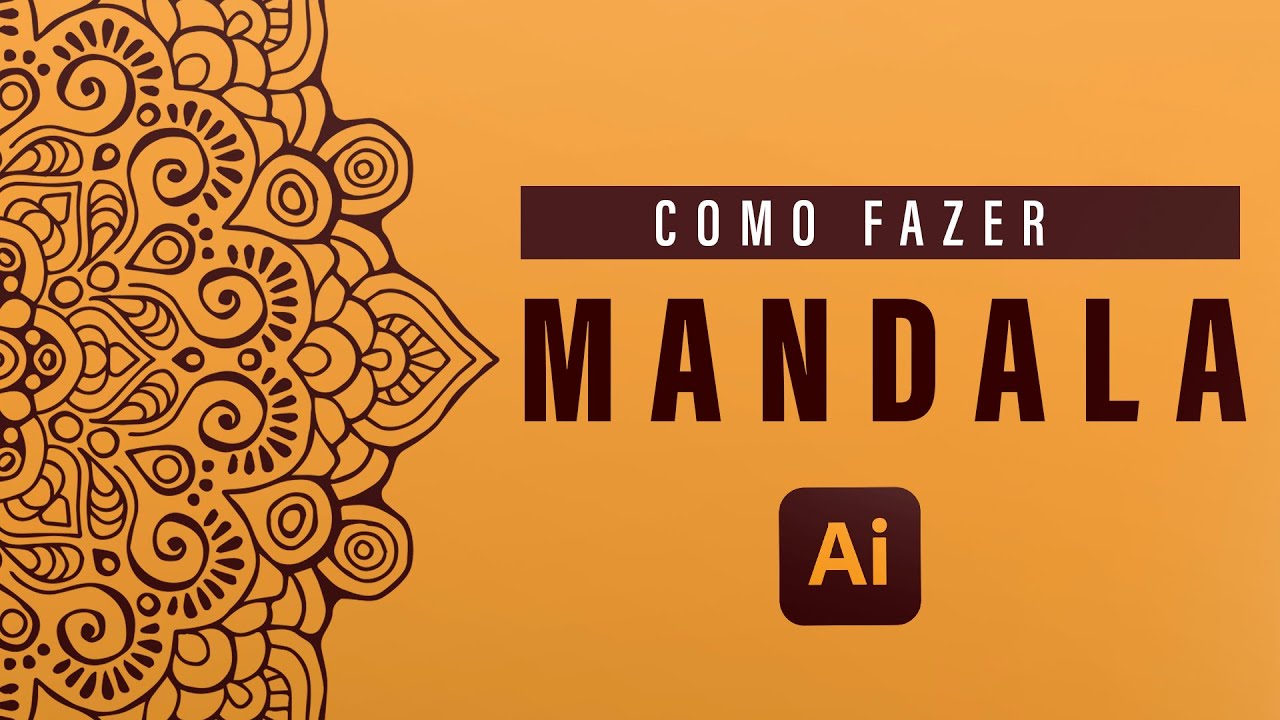 Mandala no Illustrator: Como Fazer - 2 MANEIRAS