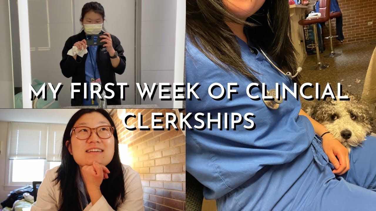 My First Week Of Clinical Clerkships As A 3rd Year Medical Student | perpetually tired but learning
