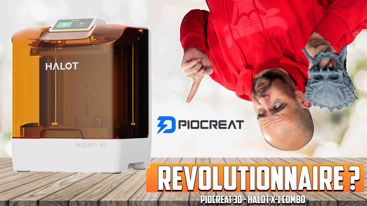 Est Ce Une REVOLUTION ??? Piocreat 3D HALOT-X1 COMBO : LE TEST