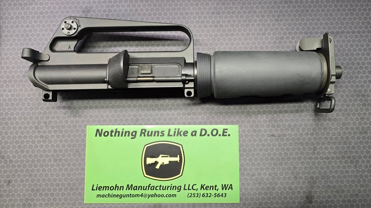 Colt 633 Department Of Energy (DOE) 9mm SMG Upper Receiver Reproduction by Liemohn Manufacturing