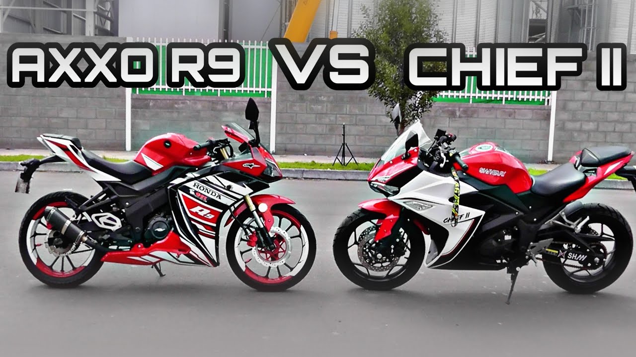 Shineray CHIEF II vs Axxo R9  | Piques , carreras de motos  2020 😨