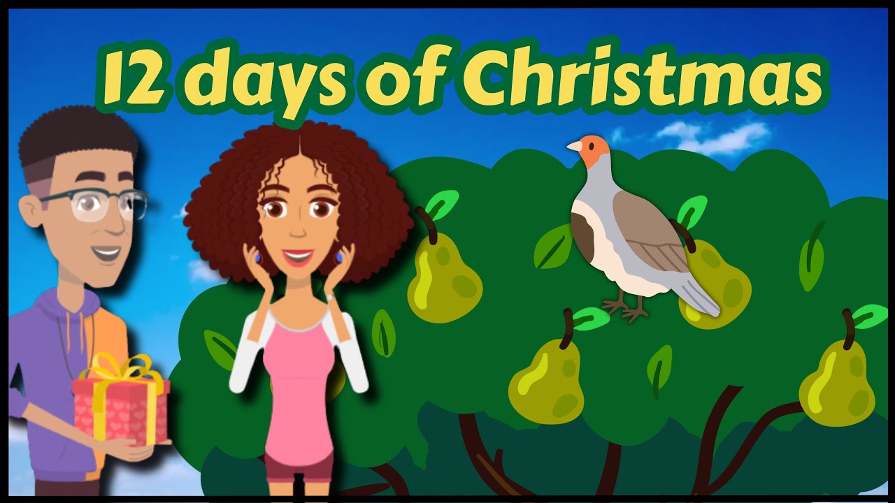 🎁12 Days of Christmas Song -  Sing Along (With Lyrics)