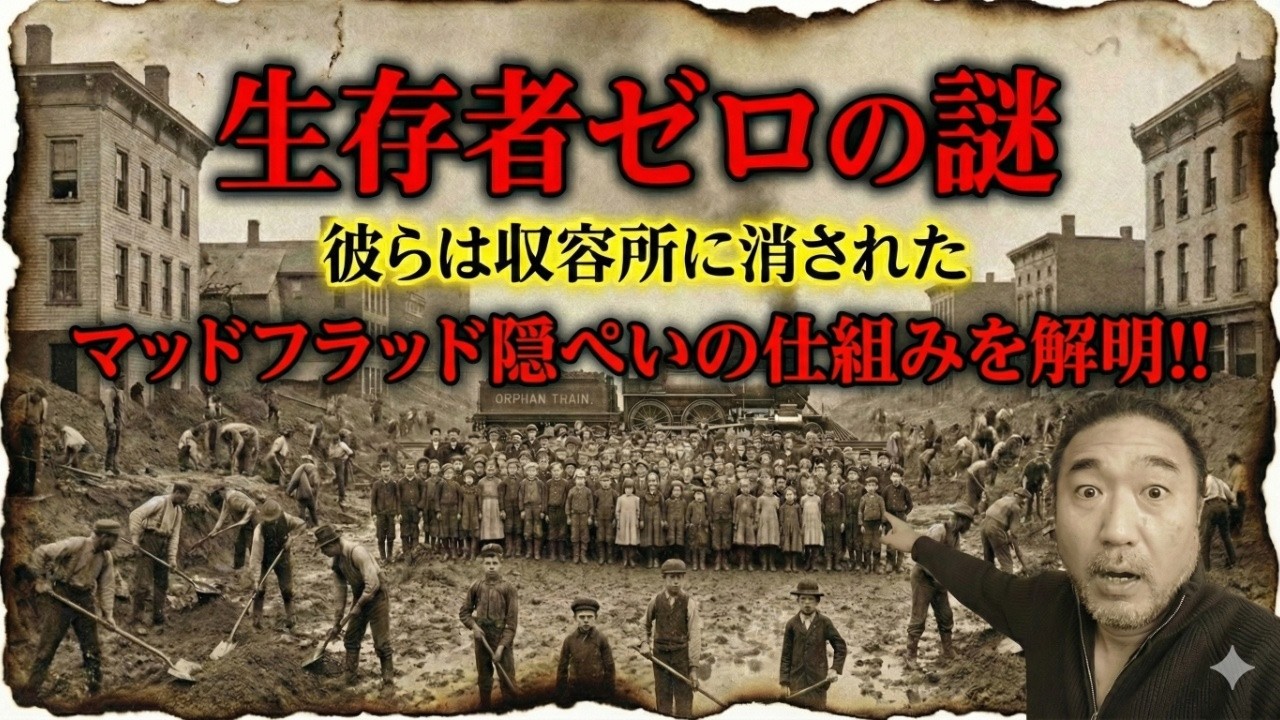 【マッドフラッドの文明リセット】19世紀の生存者はどこへ消えたのか？孤児列車と精神病院の戦慄すべき正体