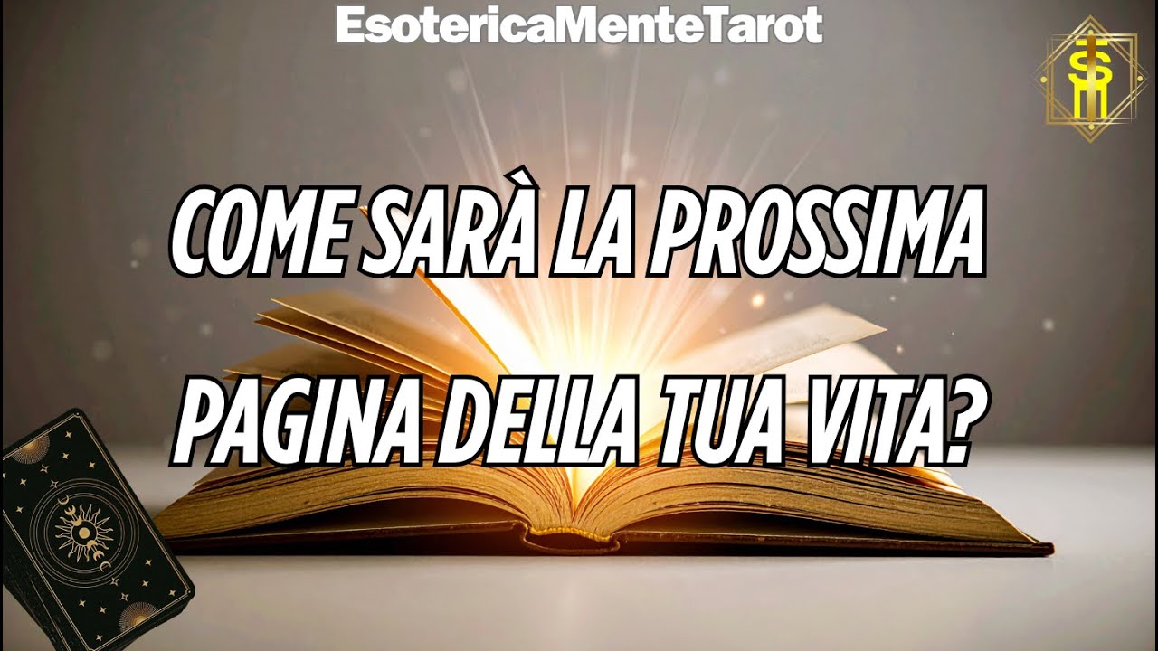 Come sarà la prossima pagina della tua vita? #tarocchi #tarocchievolutivi #oracoli