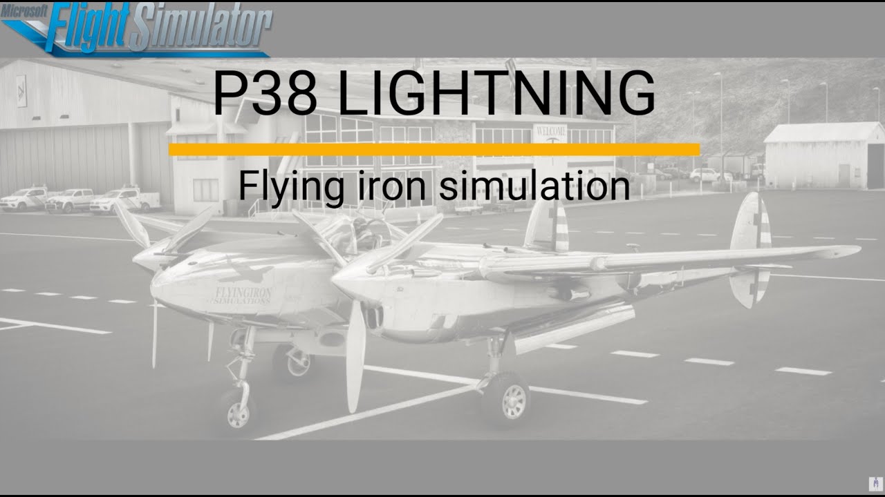 P38 lightning | Flying iron simulation | MSFS