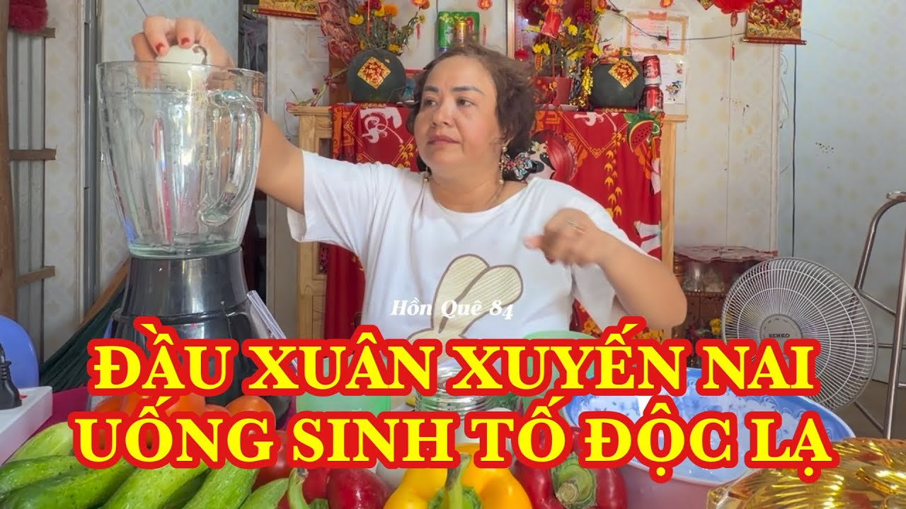 Ai đủ can đảm Xuyến mời món sinh tố độc lạ này nha...! Hồn Quê 84