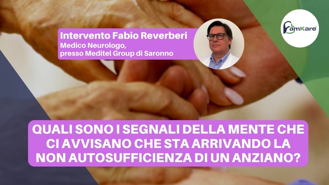 I SEGNALI DELLA MENTE CHE CI AVVISANO CHE STA ARRIVANDO LA NON AUTOSUFFICIENZA DI UN ANZIANO?
