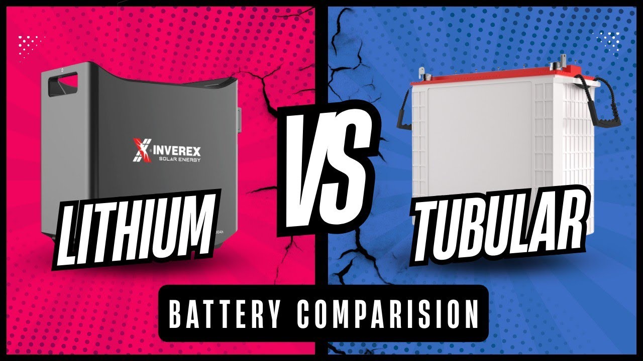 Inverex Lithium Battery 12V 100Ah & 200Ah 🔋 vs Tubular Battery 🔋 | Full Comparison & Real Test!