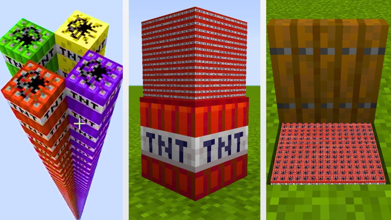 top 10 big minecraft tnt experiments