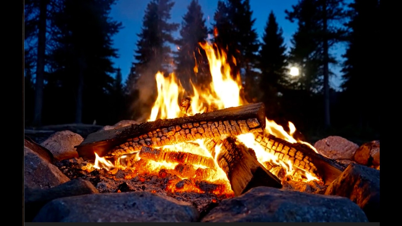 Crackling Campfire ASMR | Relaxation and Sleep