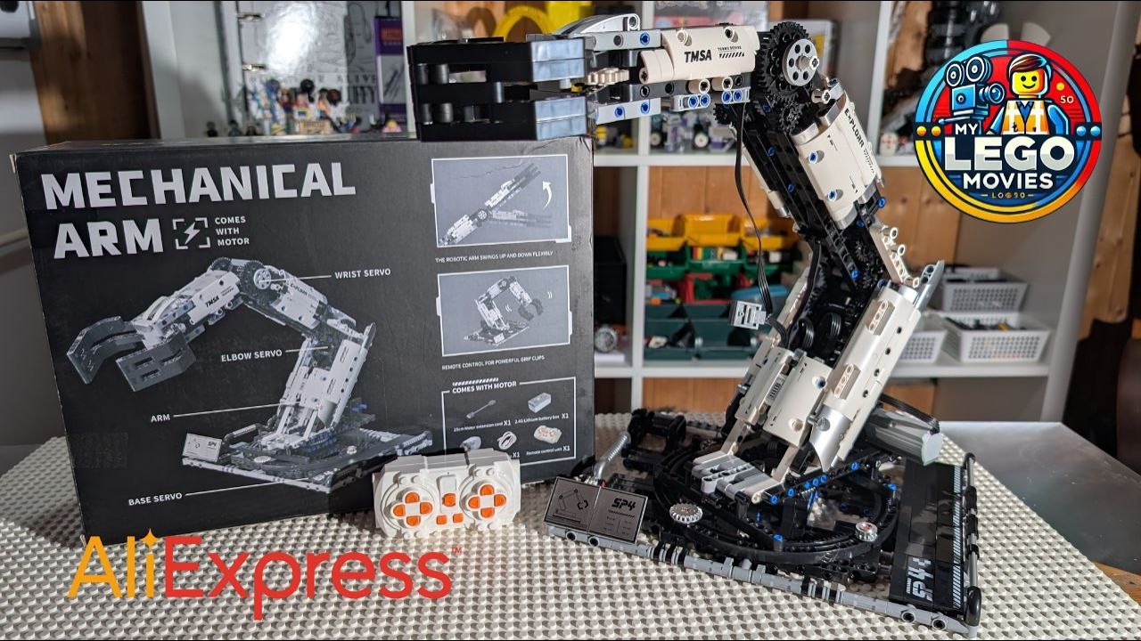 Роборука - MECHANICAL ARM  Распаковка, обзор комплектации и начало сборки #legomvs #legotechnic