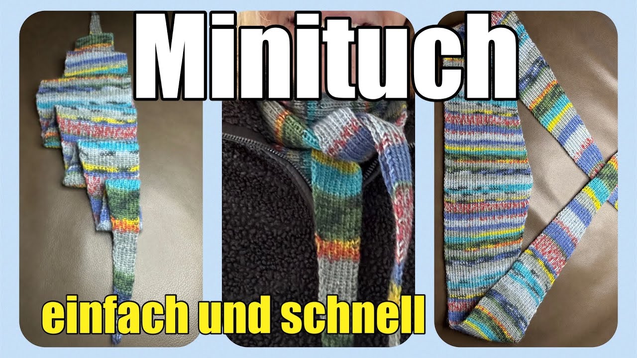 Minituch ganz einfach und schnell - Video mit &Uuml;berraschung