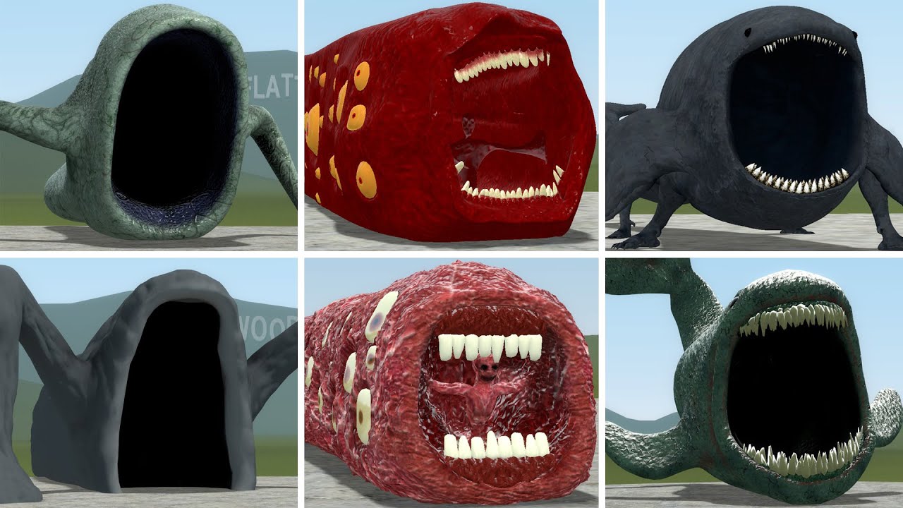 OLD AND NEW UPDATE: SEA EATER, TRAIN EATER, THE BLOOP VS ALL TREVOR HENDERSON BATTLE In GMOD!