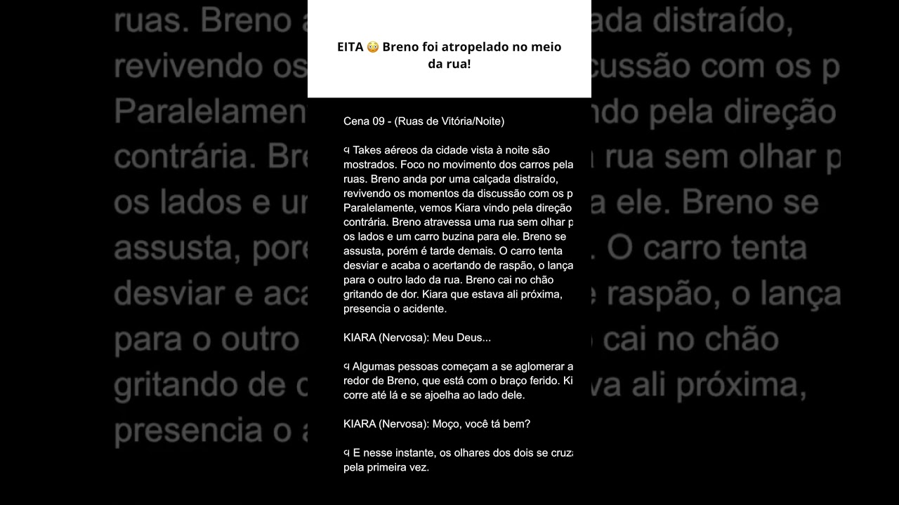 Kiara presenciou tudo e correu para ajudar. #PecadoMarcado